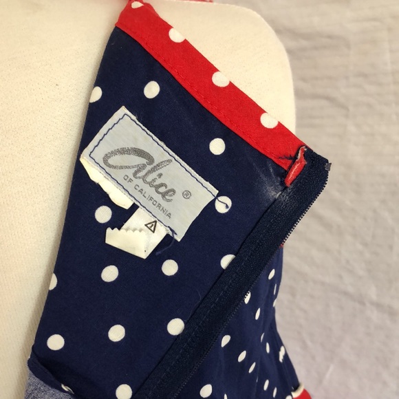 ALICE OF CALIFORNIA VINTAGE DRESS - Picture 10 of 11